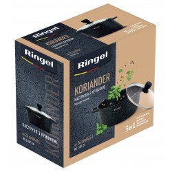 Каструля RINGEL Koriander з кришкою 20 см 4.5 л (RG-2107-24)