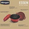 Каструля чавунна Ringel Essen 22 см (2.9 л) з кришкою (RG-2300-22)