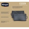 Сковорода чавунна Ringel Essen плита-гриль 42*23*1.5 см (RG-2308-42)