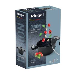 Каструля Ringel Fusion із кришкою 4 л 24 см (RG-2145-24)