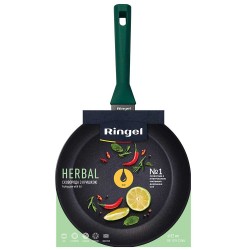 Сковорода Ringel Herbal глибока 22 см з/кришкою (RG-1101-22/h/L)