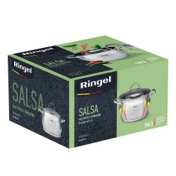 Каструля з нержавійки Ringel Salsa 18 см (3.7 л) з кришкою (RG-2034-18)