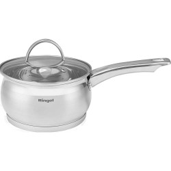 Ківш з нержавійки Ringel Salsa 16 см (2.2 л) з кришкою (RG-4034-16)