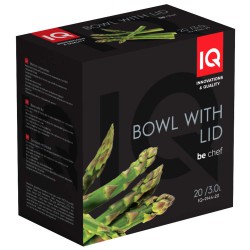 Миска з нержавіючої сталі Be Chef IQ 5 л (24 см) з кришкою (IQ-9144-24)
