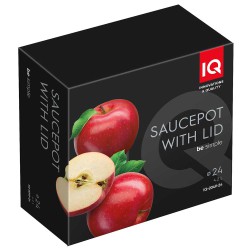Каструля алюмінієва IQ Be Simple 4.2 л (24 см) з кришкою (IQ-2049-24)
