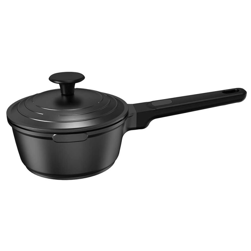 Ківш алюмінієвий IQ Be Simple 1.3 л (16 см) з кришкою (IQ-4049-16)