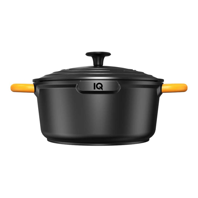 Каструля алюмінієва IQ Be Active 2.4 л (20 см) з кришкою (IQ-2048-20) Каструля алюмінієва IQ Be Active 2.4 л (20 см) з кришкою (IQ-2048-20)