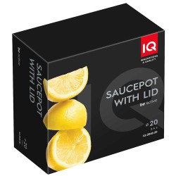 Каструля алюмінієва IQ Be Active 2.4 л (20 см) з кришкою (IQ-2048-20)
