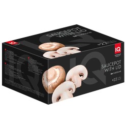 Каструля IQ Be Traditional 4.3 л (22 см) з кришкою (IQ-2046-22)